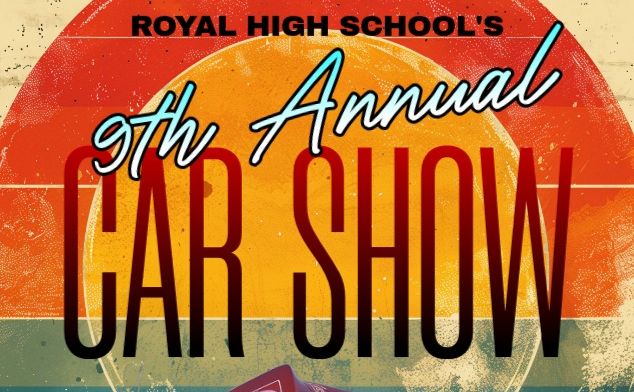 Royal High School Car Show partial flyer April 2026